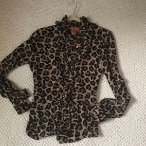 LEOPARDS TORY BURCH SILK BLOUSE